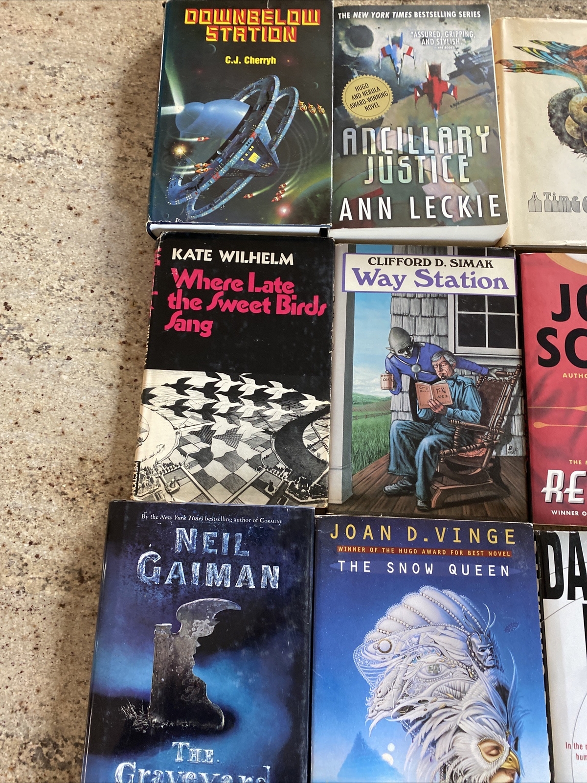 Lot of 20 HC/ Large PB Hugo Award Winner Authors