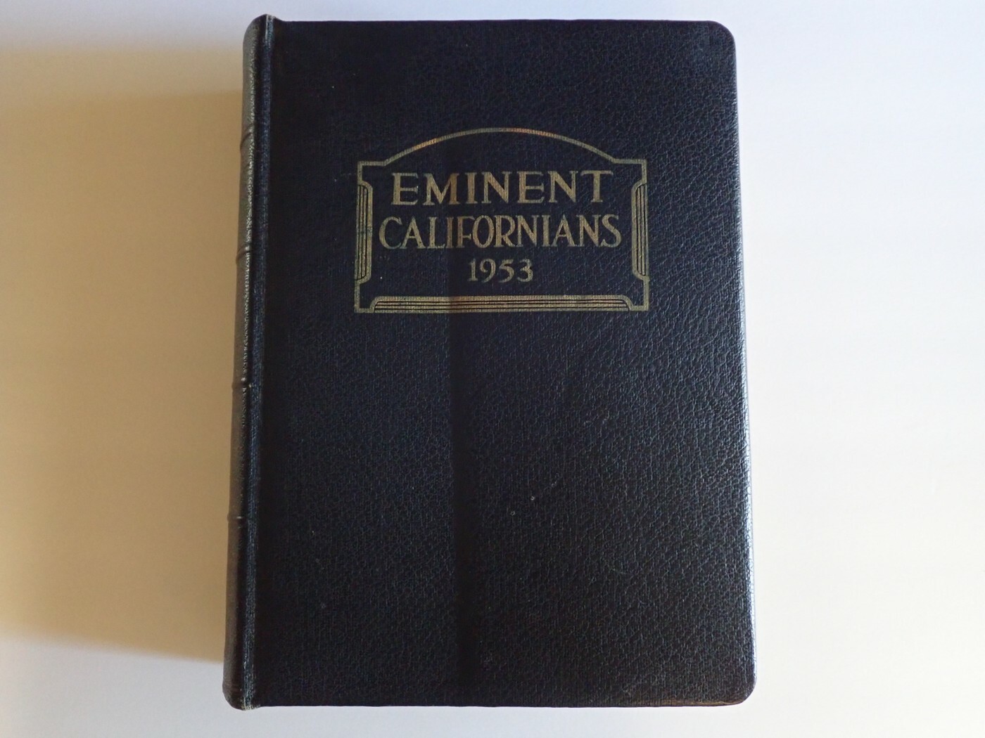 Vintage Book EMINENT CALIFORNIANS 1953 Hearst WALT DISNEY Goldwyn Bob Hope 592pg