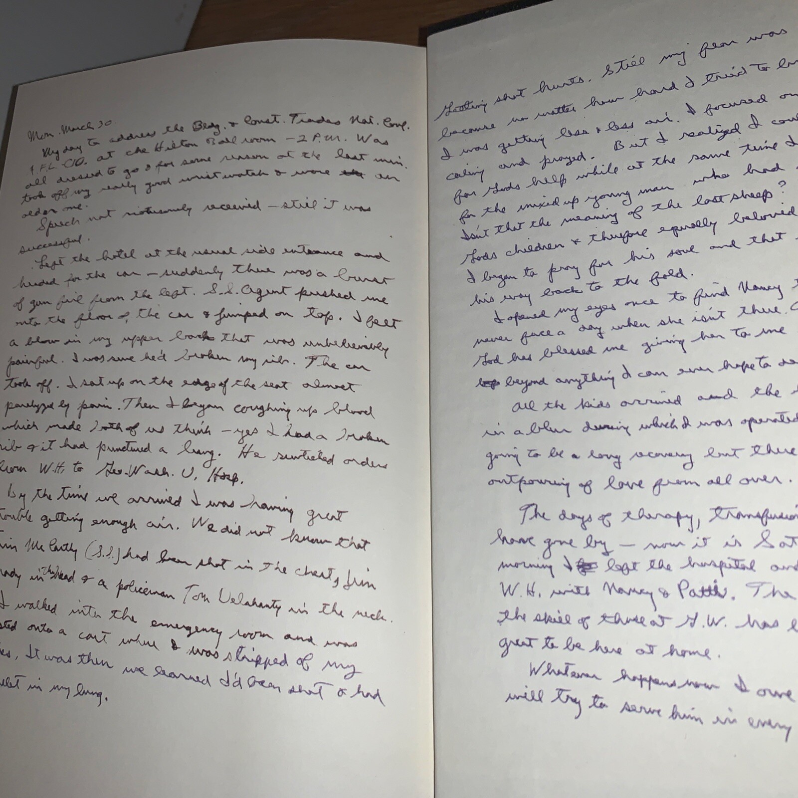 2007 The Reagan Diaries By Ronald Reagan Hardback Signed by Shelley Moore Capito