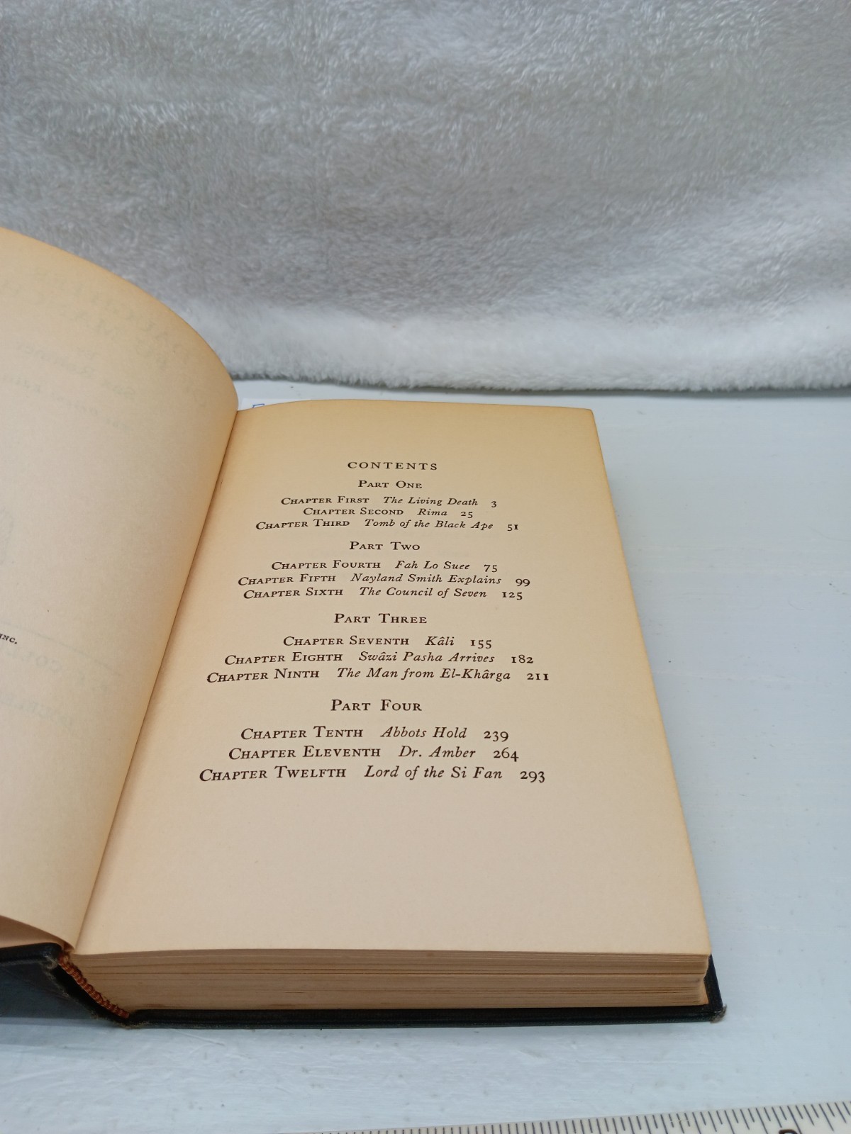 Daughter Of Fu Manchu by Sax Rohmer P.F. Collier & Son 1931 Vintage Hardcover