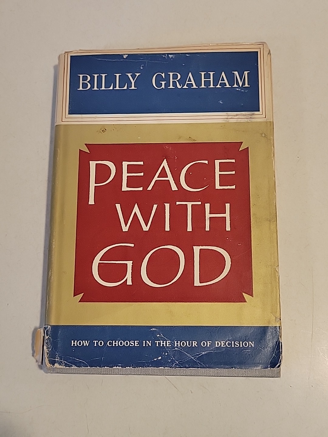 Peace with God by Billy Graham Hardcover 1953 Book