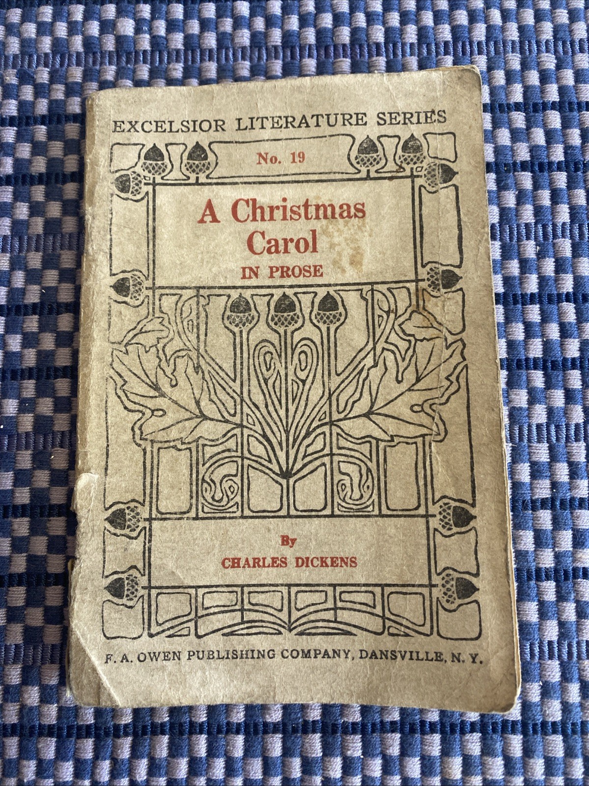 RARE #19 vintage A CHRISTMAS CAROL IN PROSE. Charles Dickens Paperback 87 Pages