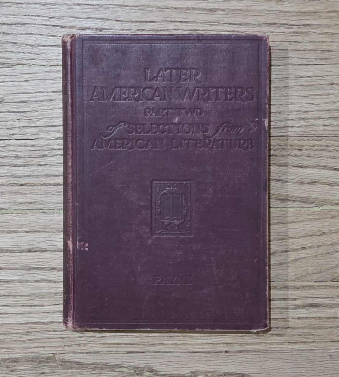 1927 Later American Writers Part Two Of Selections From American Literature…