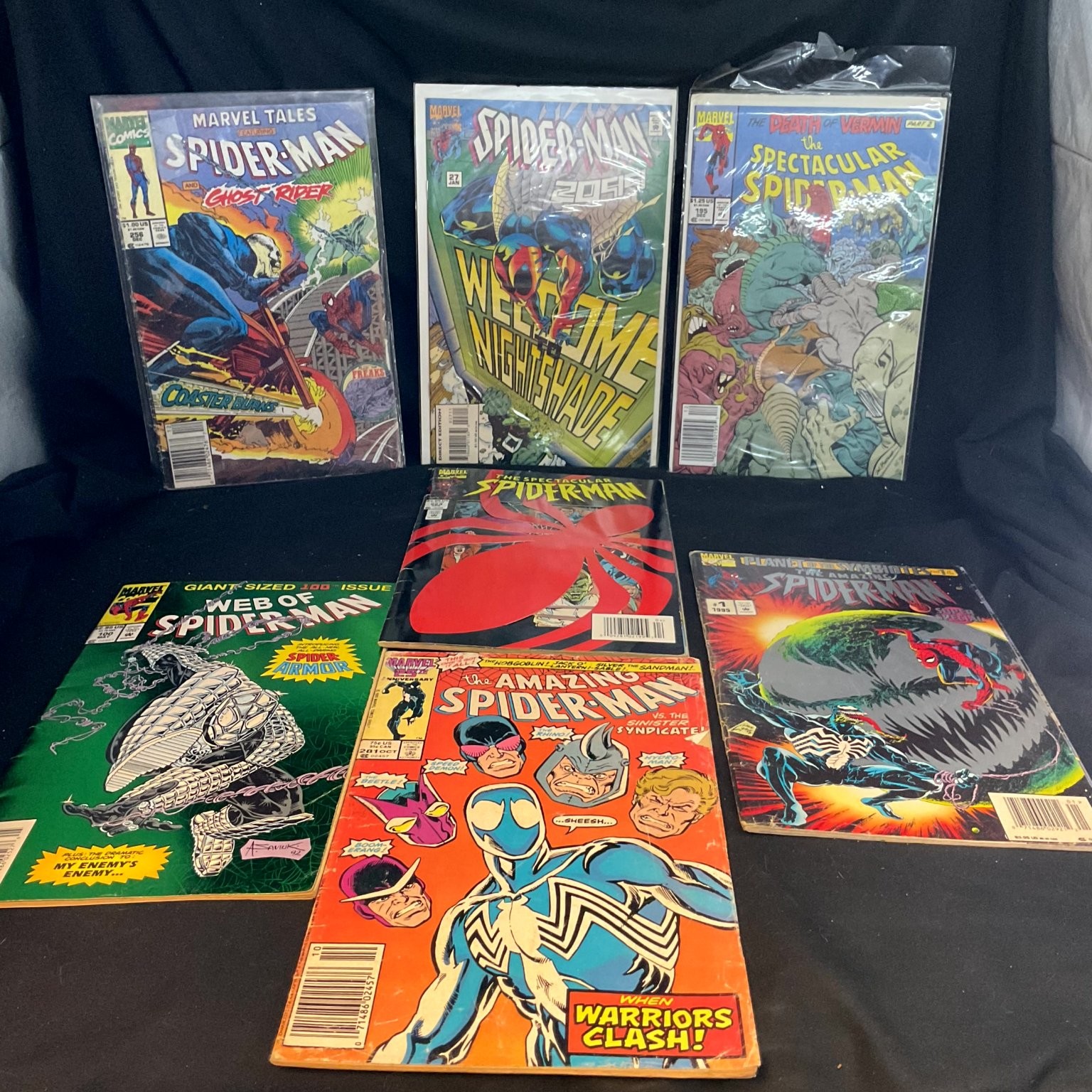 Spider-Man Comic Book Lot – Amazing, Spectacular, Web, 2099, Marvel Tales