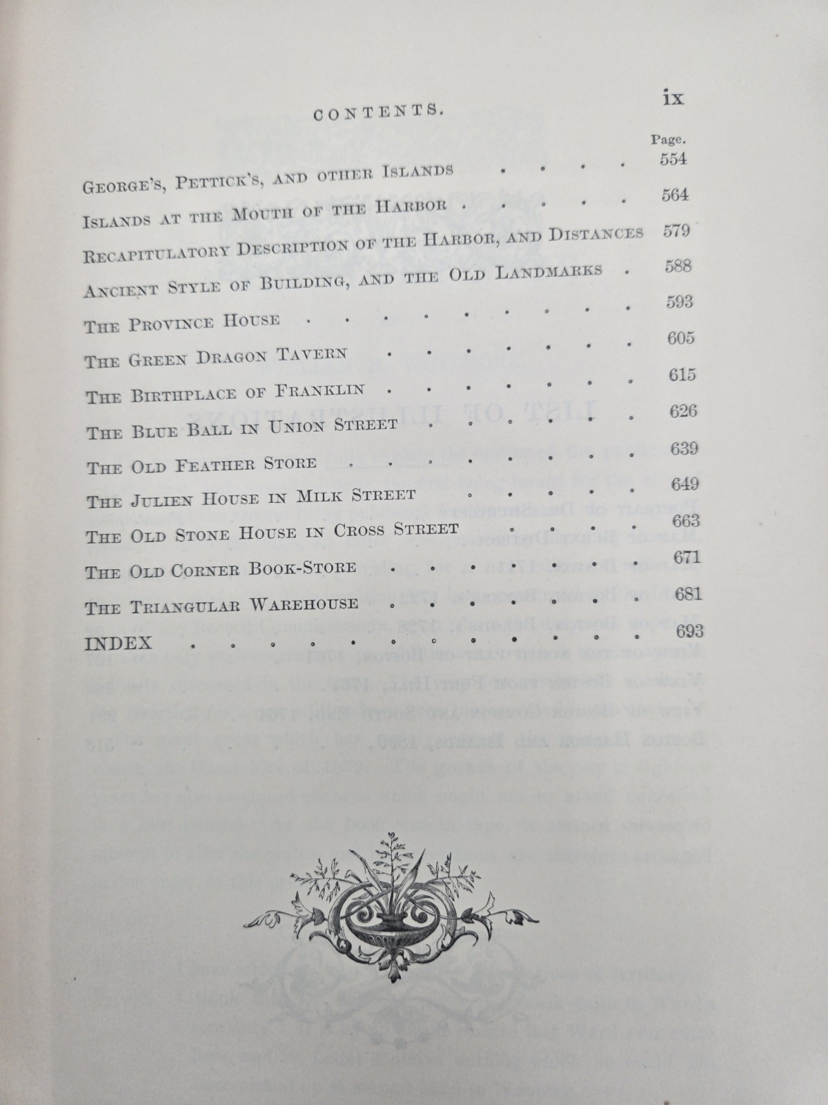 A Topographical & Historic Description of Boston Massachusetts Antique 1890 J35