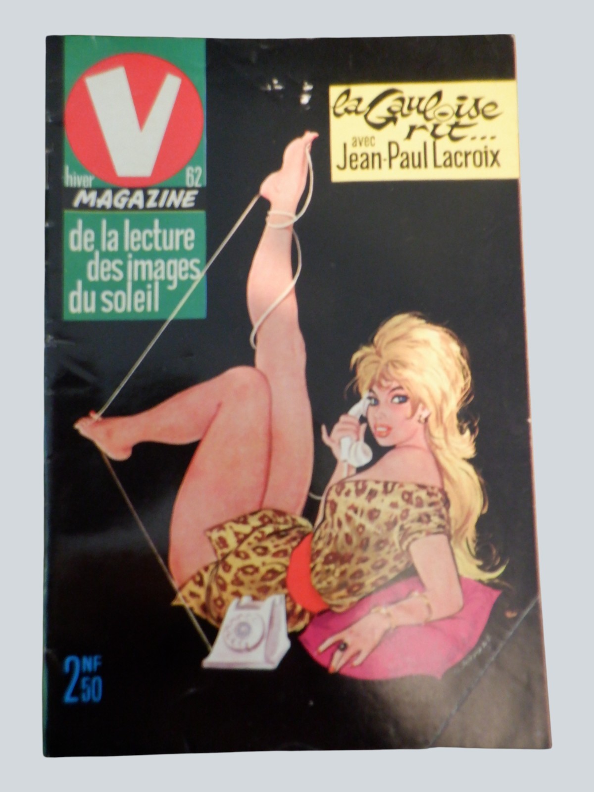 Vintage V Magazine No. 62 Hiver French Glamour Pin-Up Mag Jean-Paul Lacroix