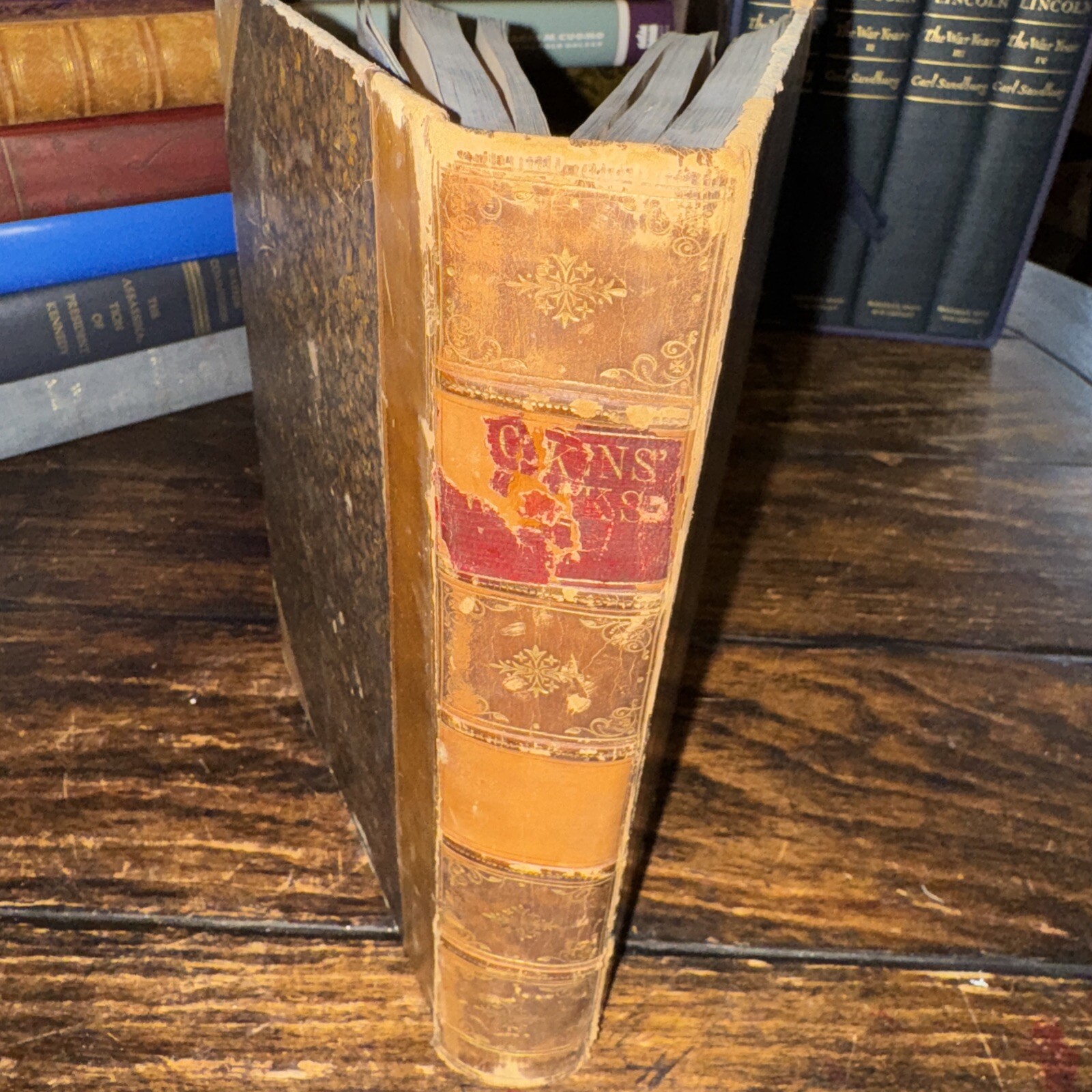 Antique 1873 The Life and Adventures of Nicholas Nickleby By Charles Dickens