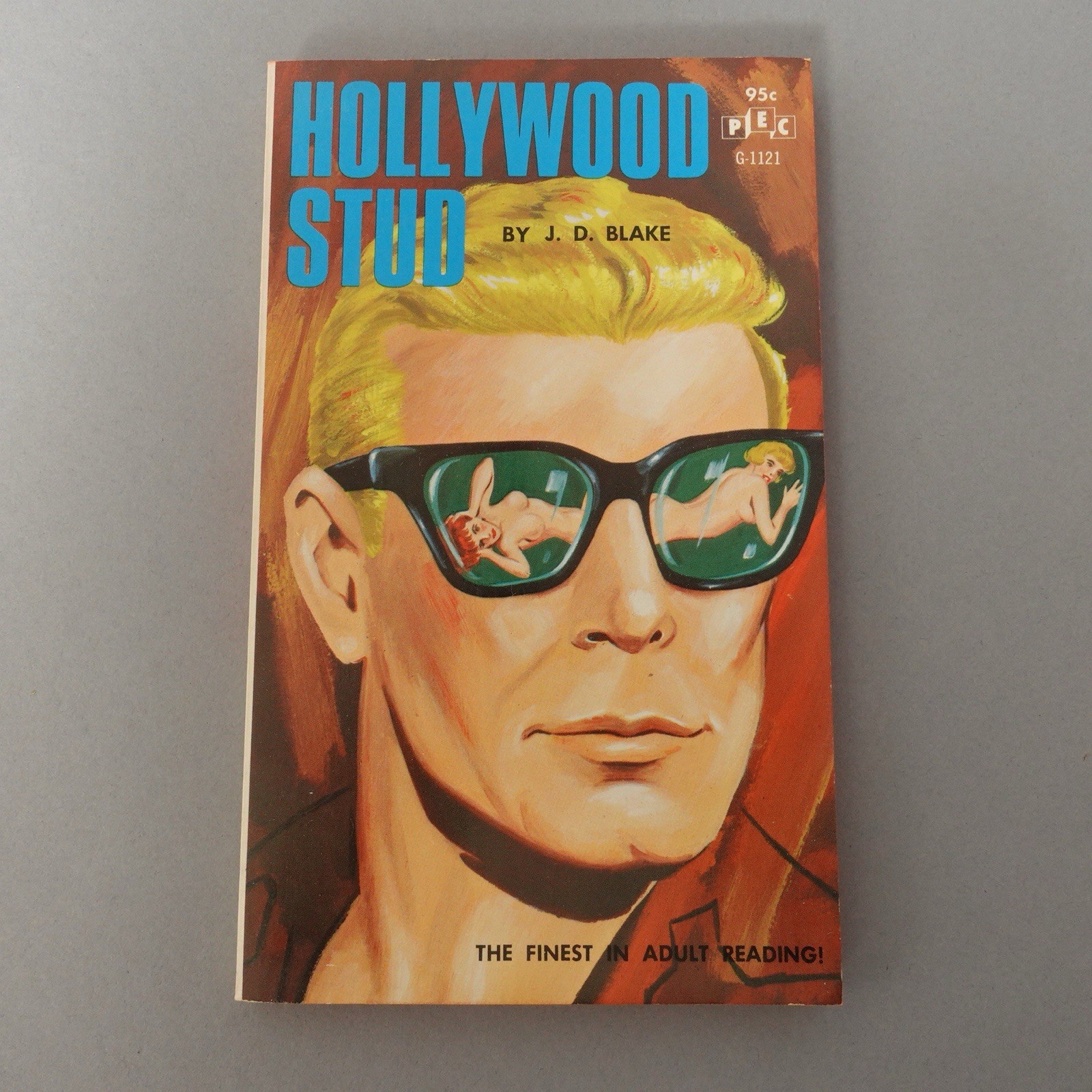 Vintage Hollywood Stud JD Blake PEC Giant SLEAZE Vintage Paperback Smut G-1121