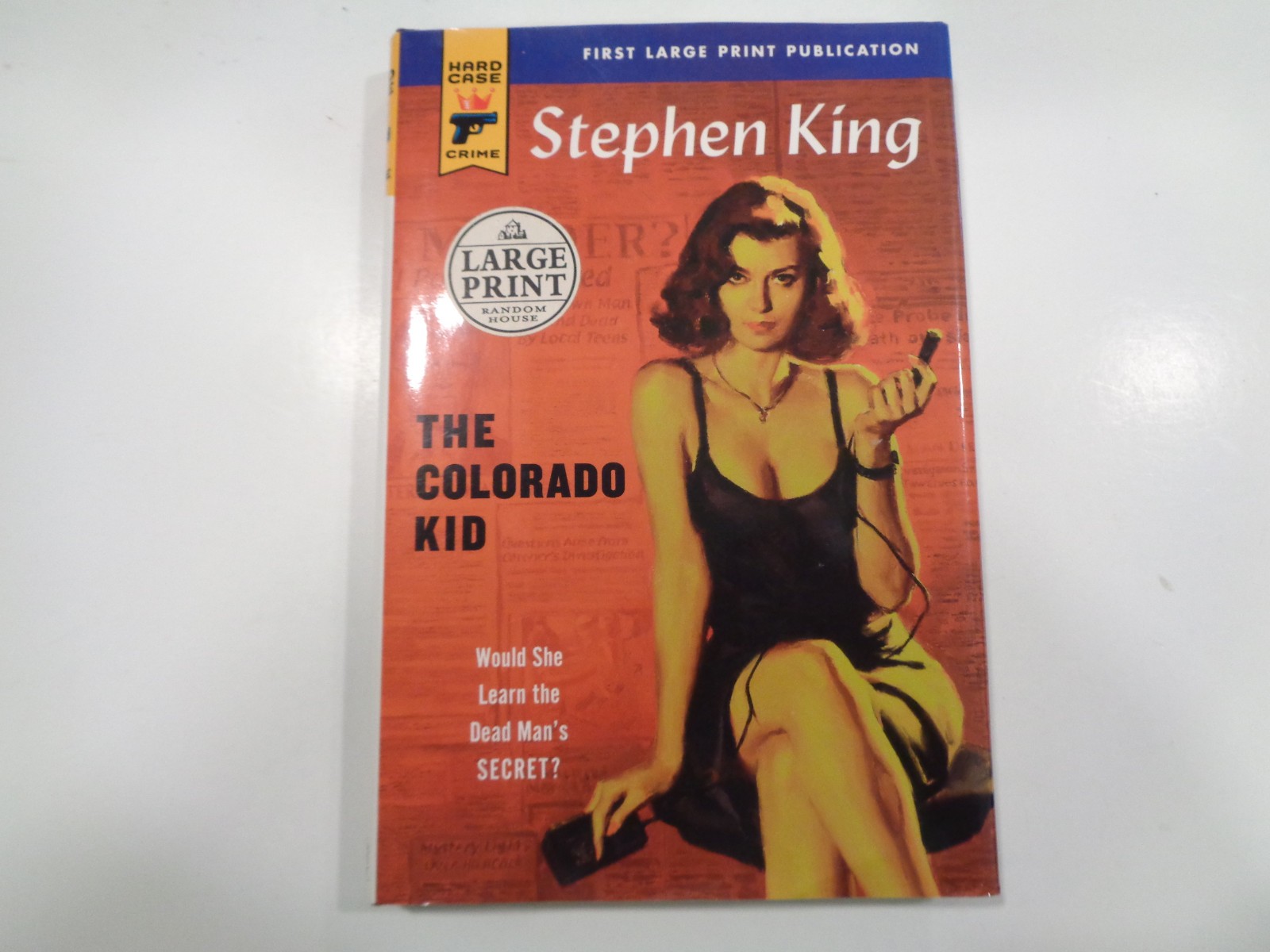 The Colorado Kid by Stephen King 2005 Hardcover Large Print 1st Printing RARE