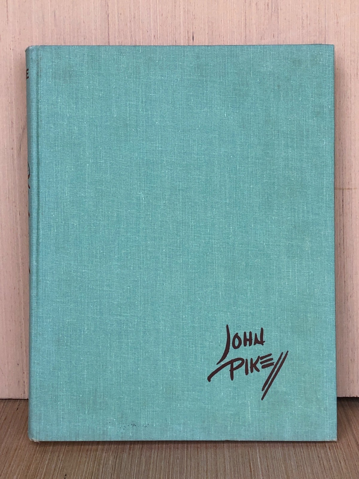 Watercolor By John Pike Hardcover Book Vintage Art Instruction Green Cloth Cover