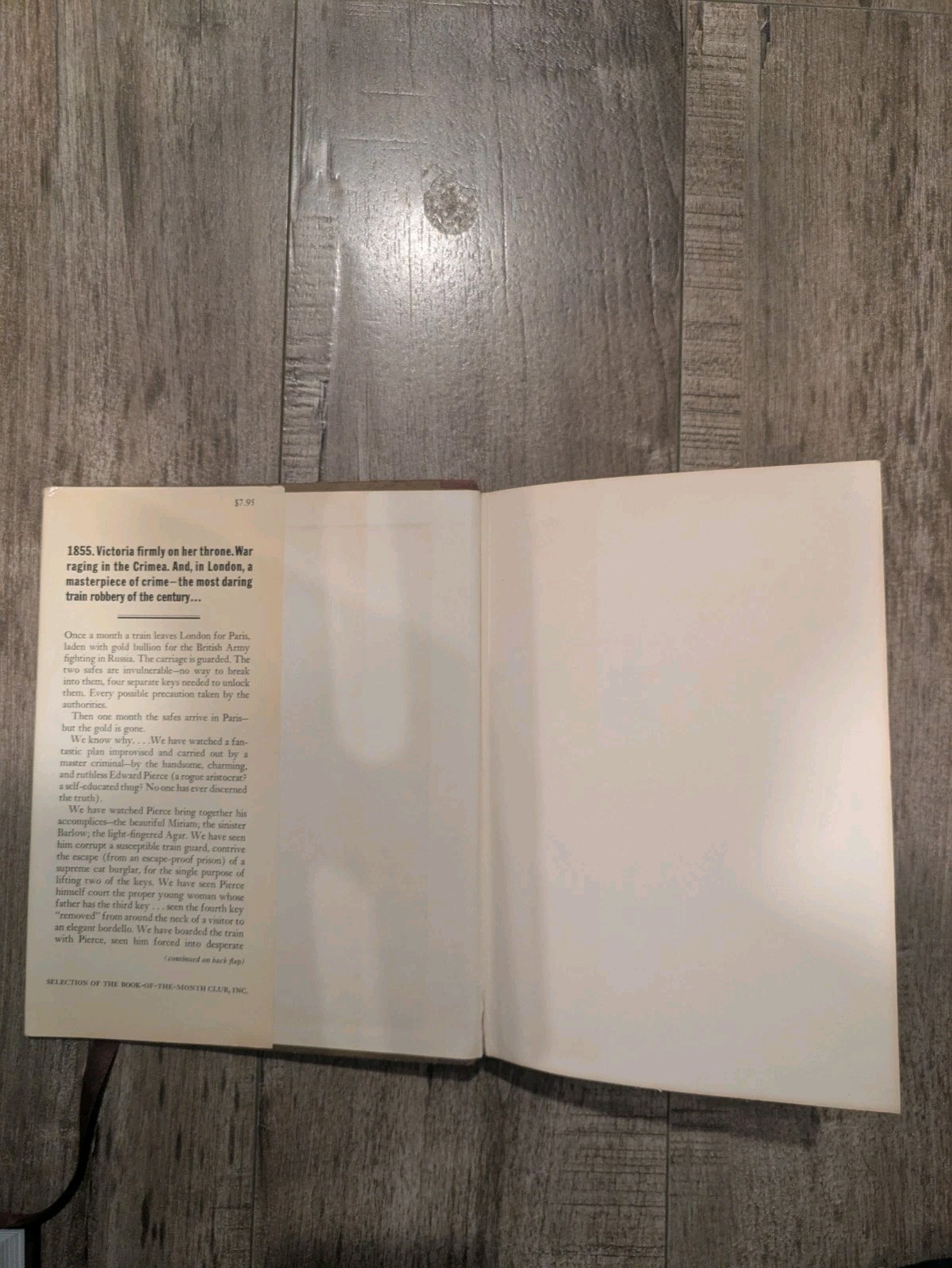 The Great Train Robbery, 1975, first edition, Michael Crichton, HCDJ