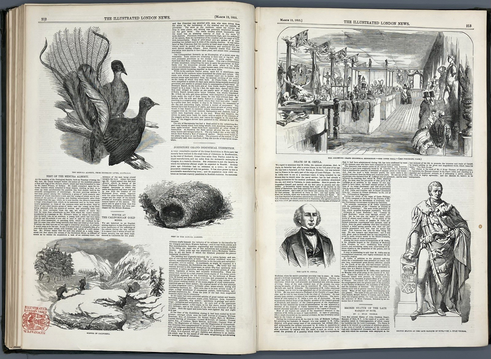 ** Special Listing for rfitz_69 ** Illustrated London News 1852 1853 V21 & V22