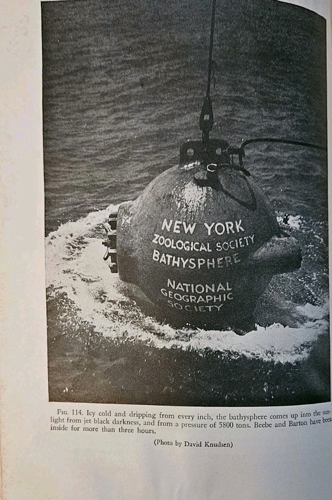 Half Mile Down William Beebe 1934 Bathysphere Deep Sea Exploration Bermuda