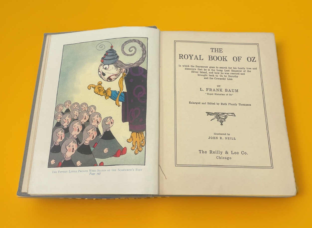 The Royal Book Of Oz The Wizard Of Oz Book 1921 Hardcover 12 Color Plates