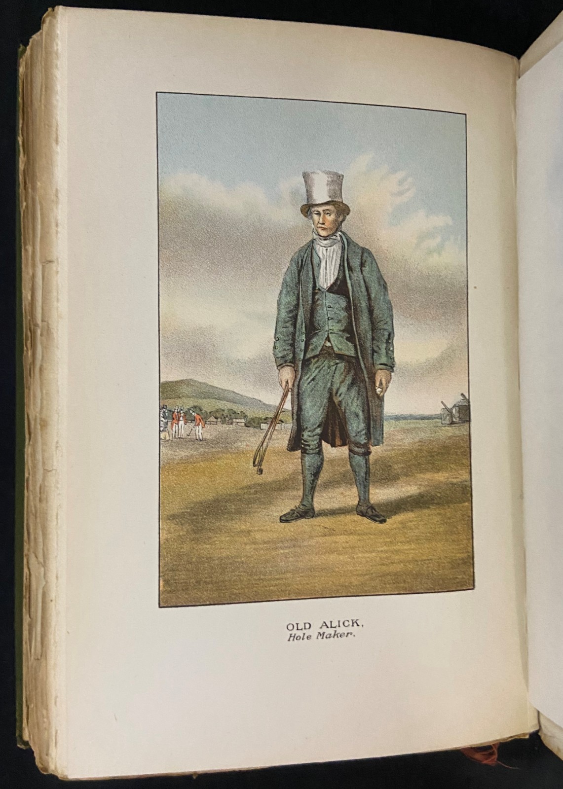 1901 OUT-DOOR GAMES: CRICKET AND GOLF Rackham HADDON HALL Antique Book LYTTELTON