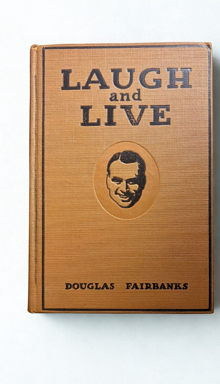 1917 Laugh and Live Douglas Fairbanks 2nd Printing Illustrated Silent Film HC