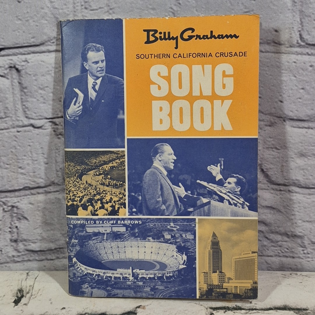 Vintage Billy Graham Southern California Crusade Songbook 1960