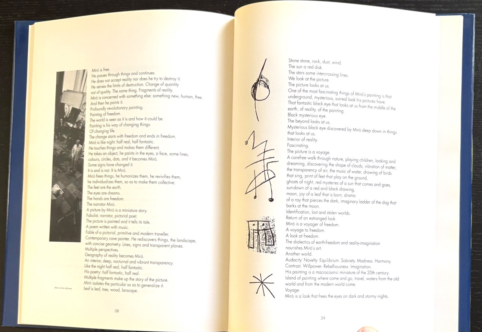 JOAN MIRO: WORKS ON PAPER 1960’S- 1970 – 1ST ED. – 1993 – SPANISH/ENGLISH – DJ.