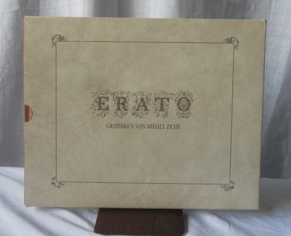 ERATO: THE GRAPHICS by MIHALY ZICHY. (erotic) GERMAN BOOK 1989 Hardback