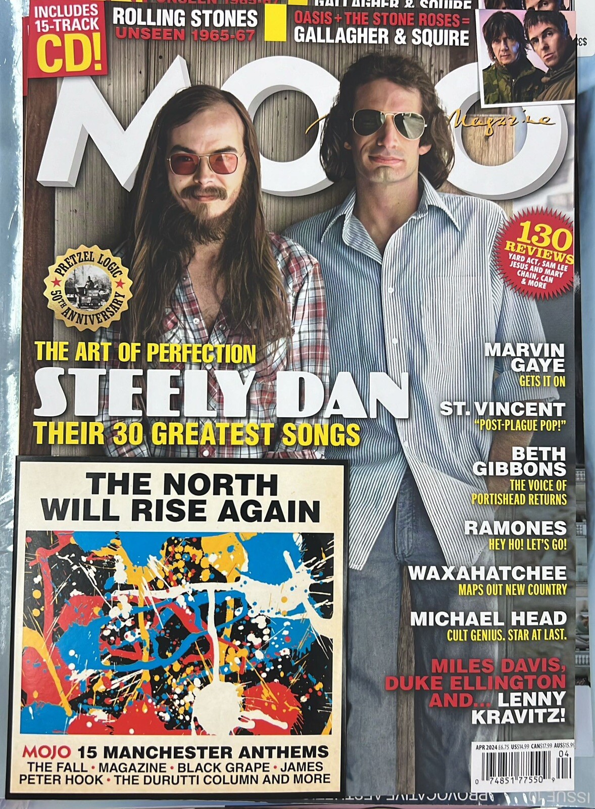 MOJO MAG-CD “THE NORTH WILL RISE AGAIN”-APRIL 2024-STEELY DAN-Brand New