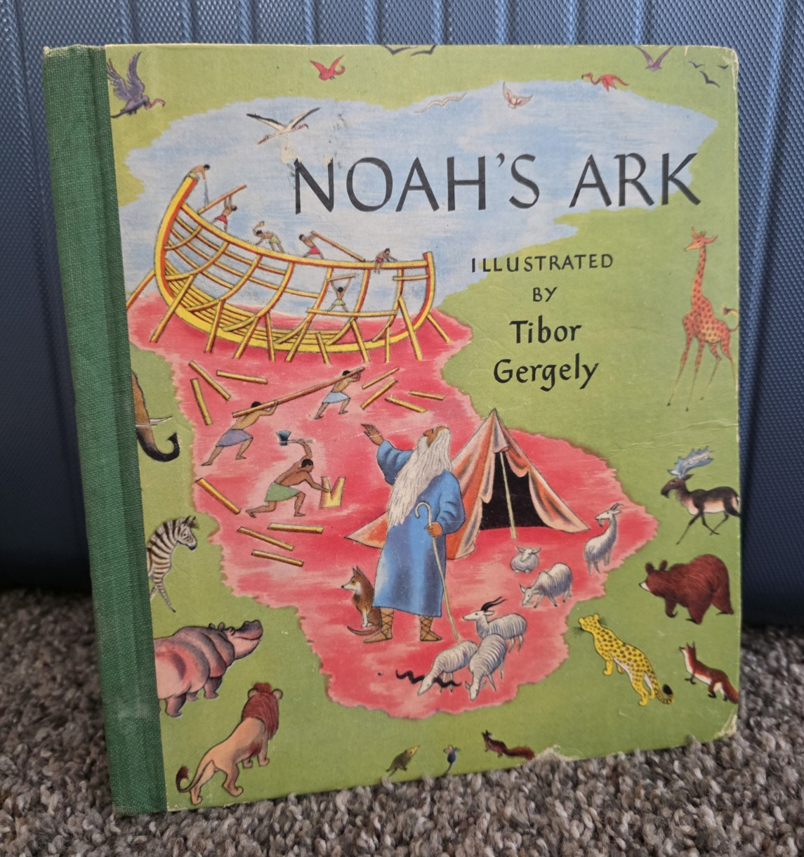 Noah’s Ark told by Jane Werner illus. Tibor Gergely 1943 vintage children’s book