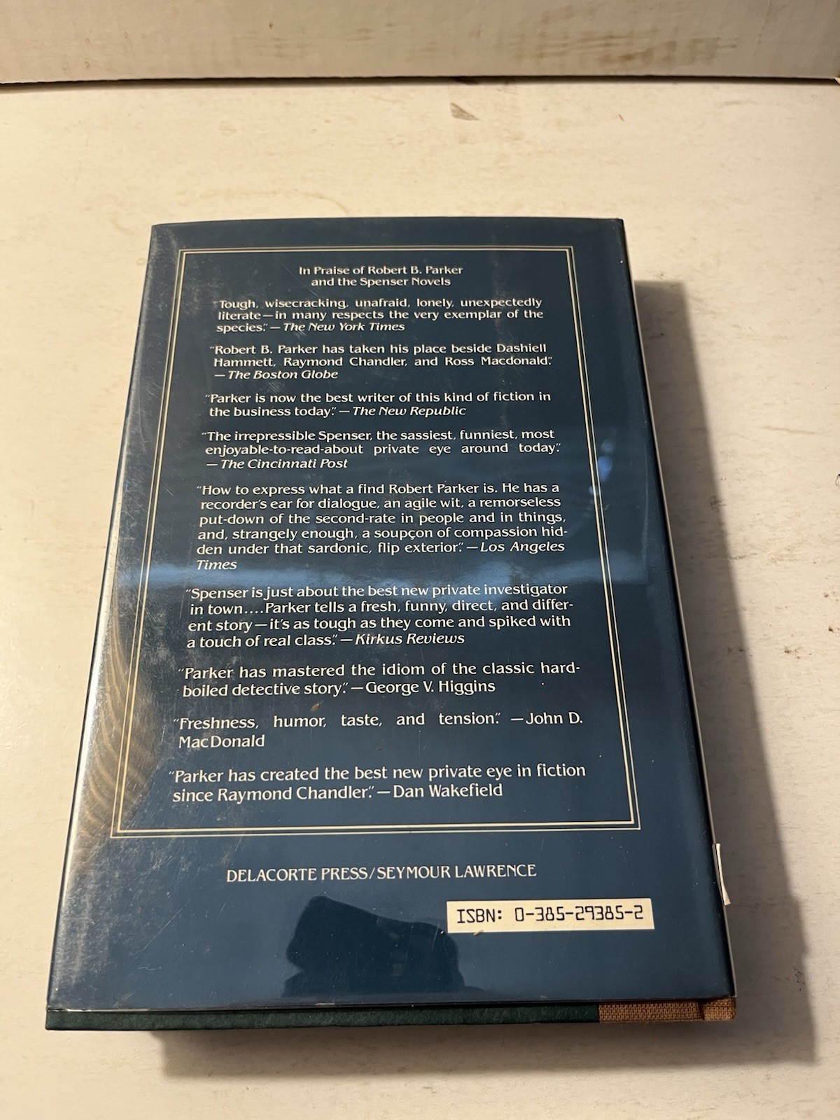 A CATSKILL EAGLE Robert B. Parker HC/DJ SIGNED First Edition 1985 Spenser Novel