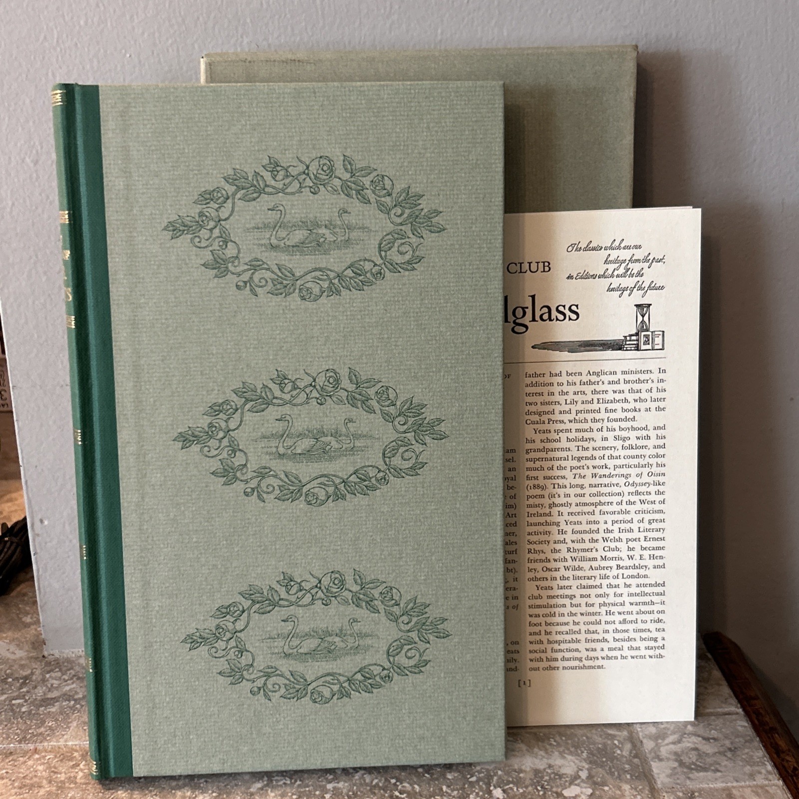 Heritage Press Poems of W B Yeats 1970 Slipcase Sandglass Illustrated Hardcover