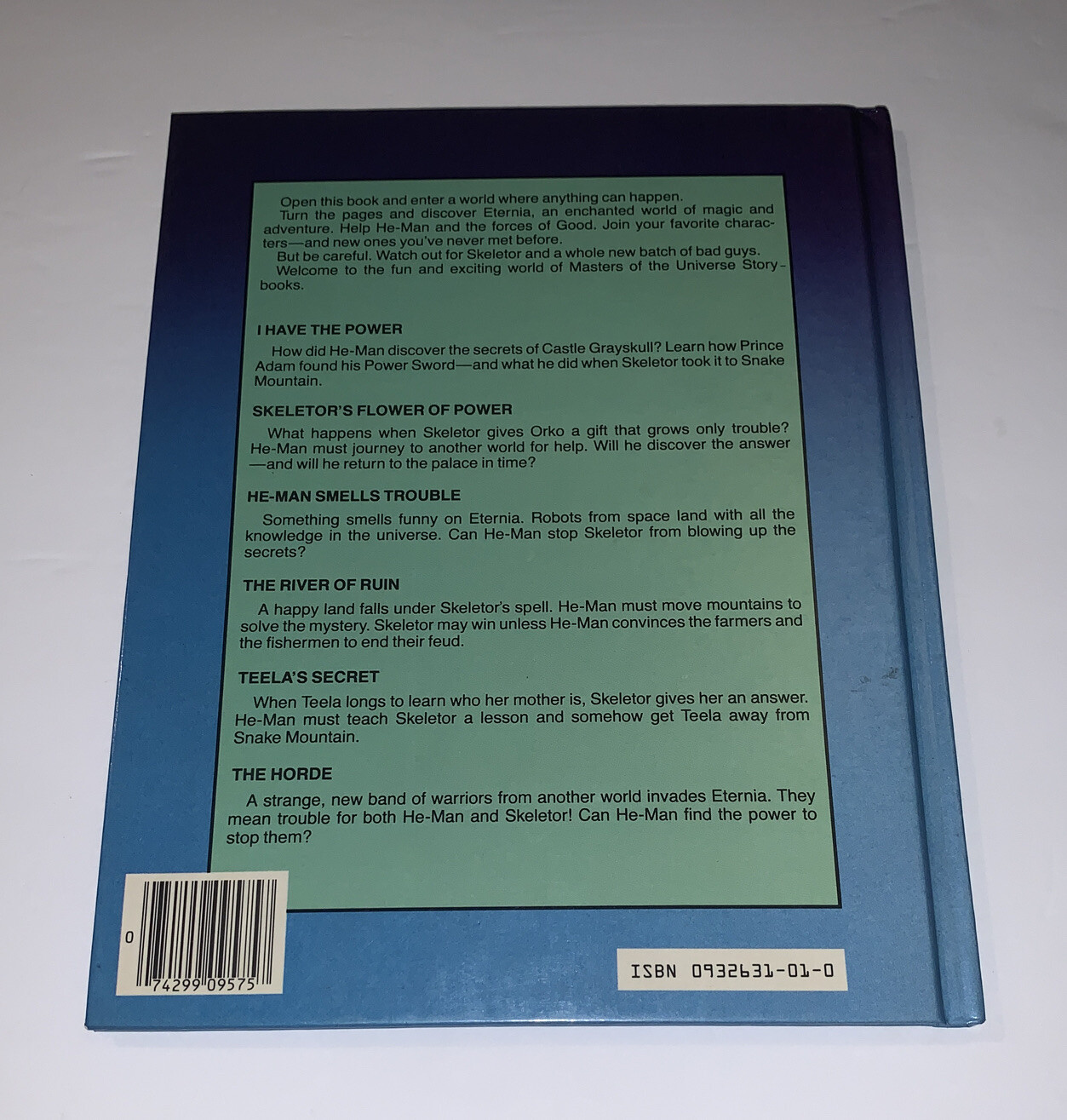 MASTERS OF THE UNIVERSE Skeletor’s Flower of Power (1985) HE MAN Golden book HC