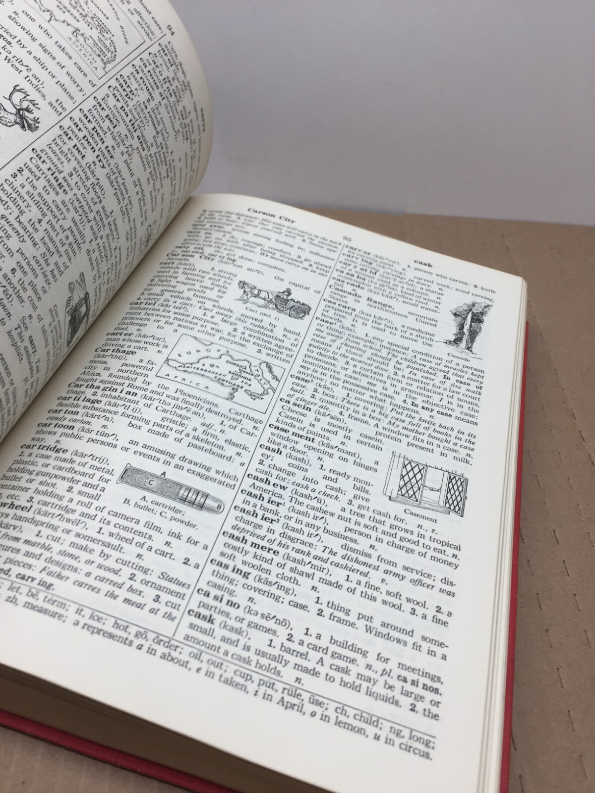 Thorndike Barnhart Junior Dictionary 7th 1968 Homeschool library addition