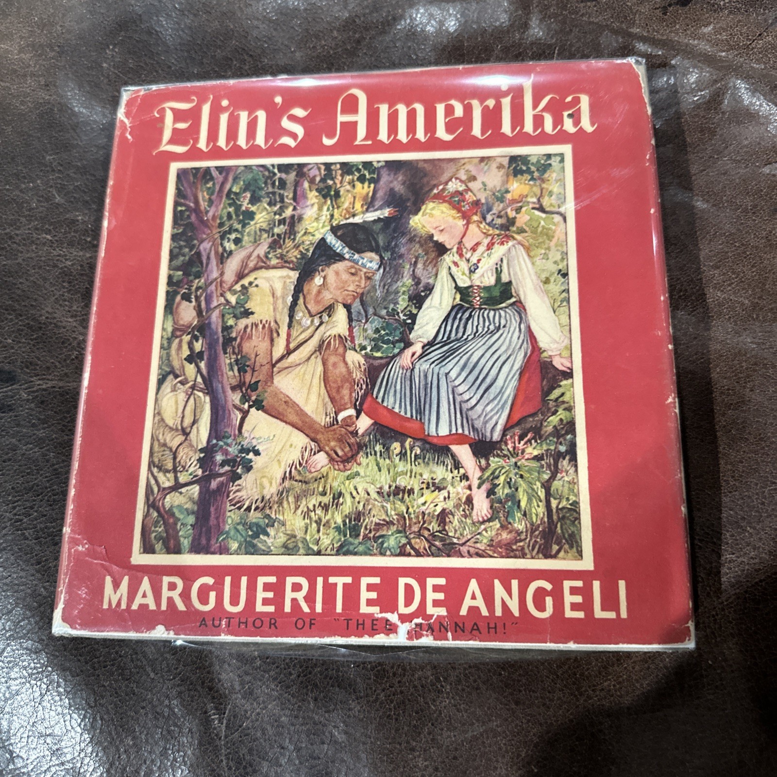 Scarce, Elin’s Amerika, Marguerite De Angeli, Doubleday 1941 HC DJ B-10725
