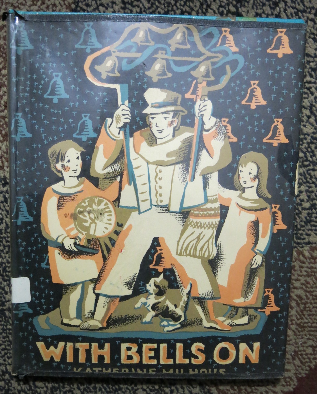 With Bells On – A Christmas Story by Katherine Milhous – 1955 HB