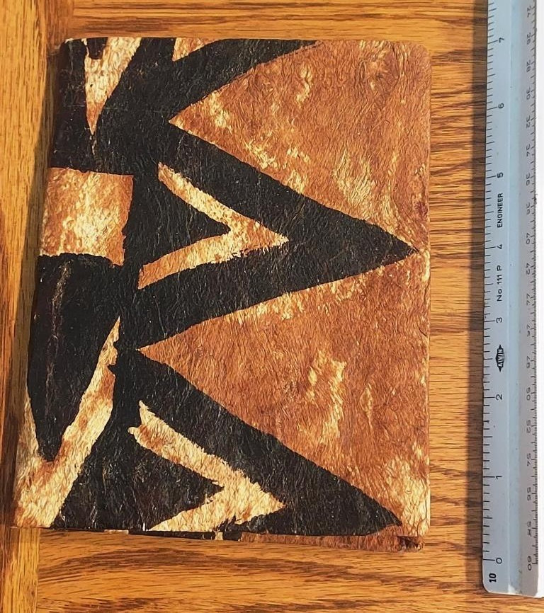 TAPA Polynesian Bark Cloth photo/misc holder book 5″ x 6 1/2″ f