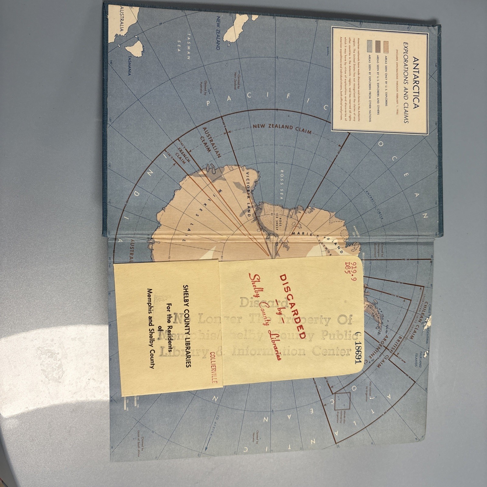 1957 First Edition OPERATION DEEPFREEZE Admiral George Dufek*Antarctica