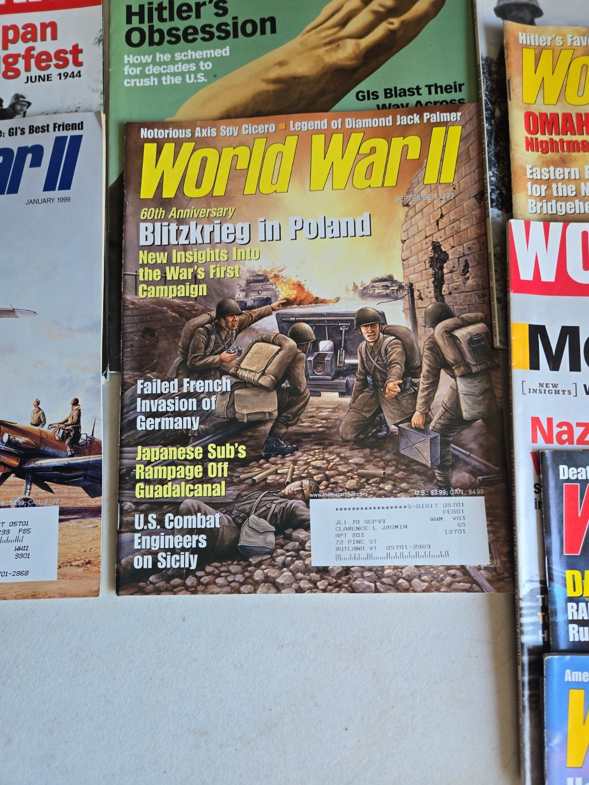 1990s World War 2 Magazines Back Issues Lot Of 34