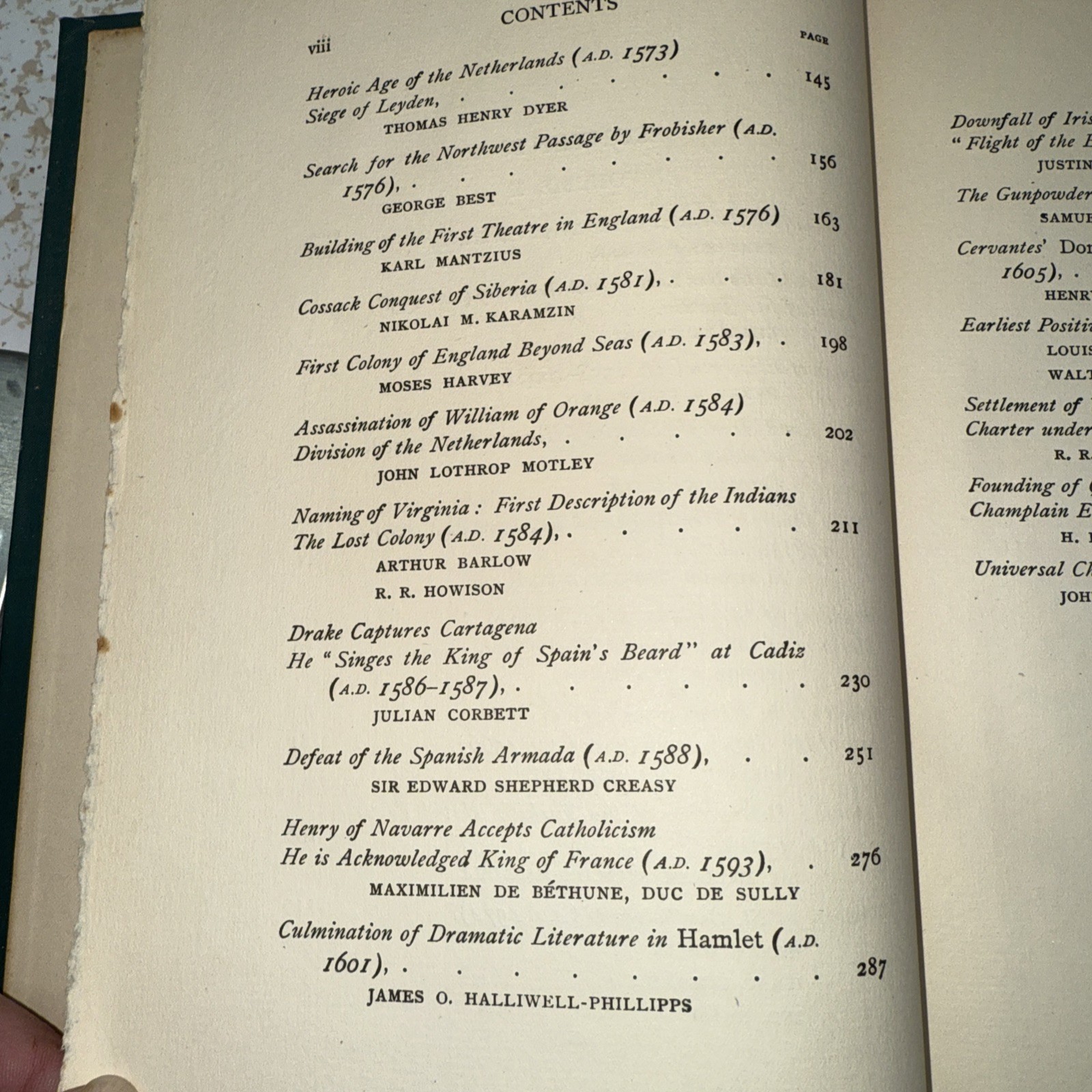 The Great Events by Famous Historians Volume X A.D. 1558-1608