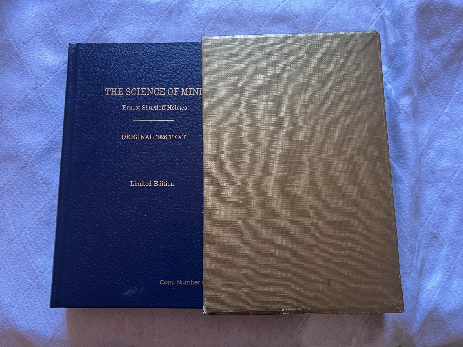 Science of Mind Ernest Holmes 1926 Original Text Centennial Limited Ed Copy 616
