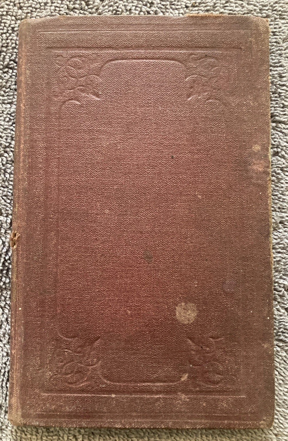 1860s The Rescue By Bernard M”Ewan Hardcover Religious Tale No 150