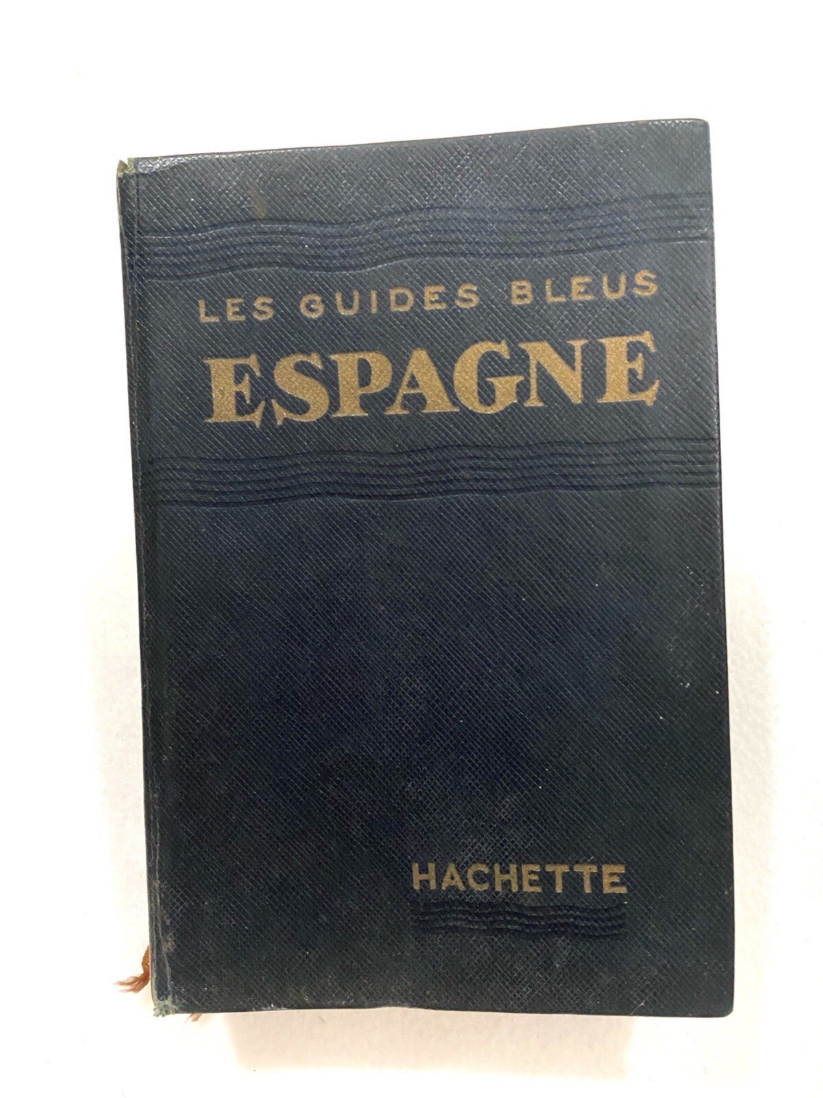 1954 Vintage Les Guides Bleus France, Hachette Tight Binding Good w/ Map