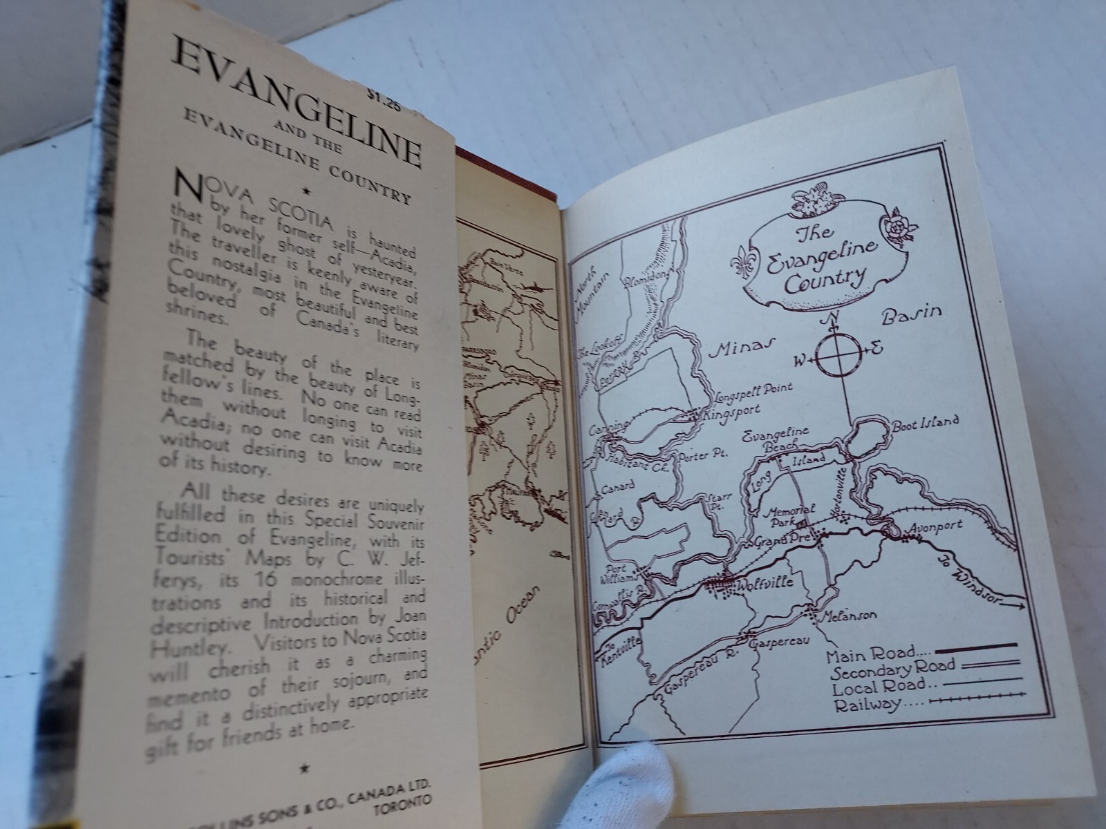 Evangeline And Evangeline Country Longfellow Souvenir Edition 1947 Two Lovers