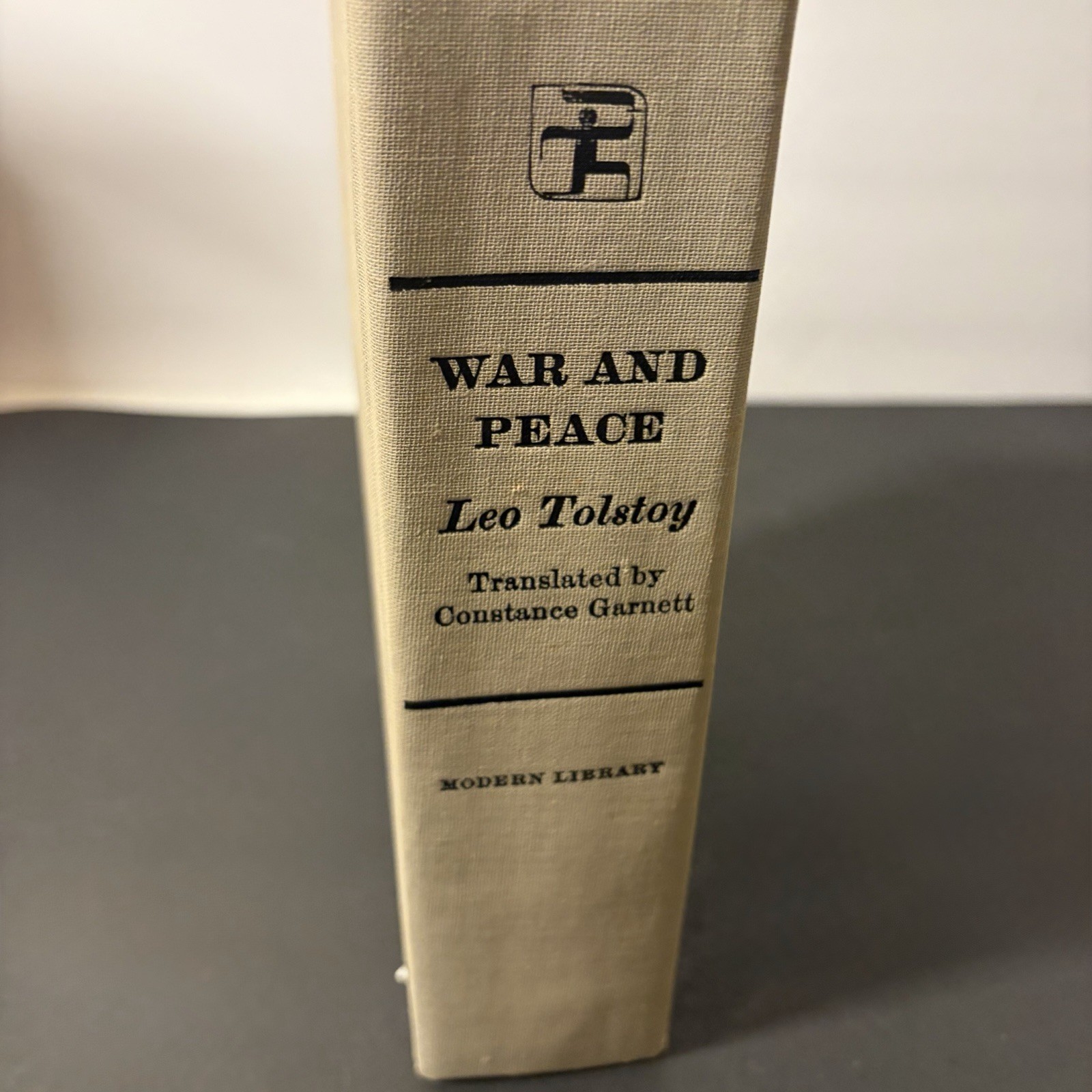 Vintage War and Peace Leo Tolstoy Modern Library Giant Hardcover Cloth Classic