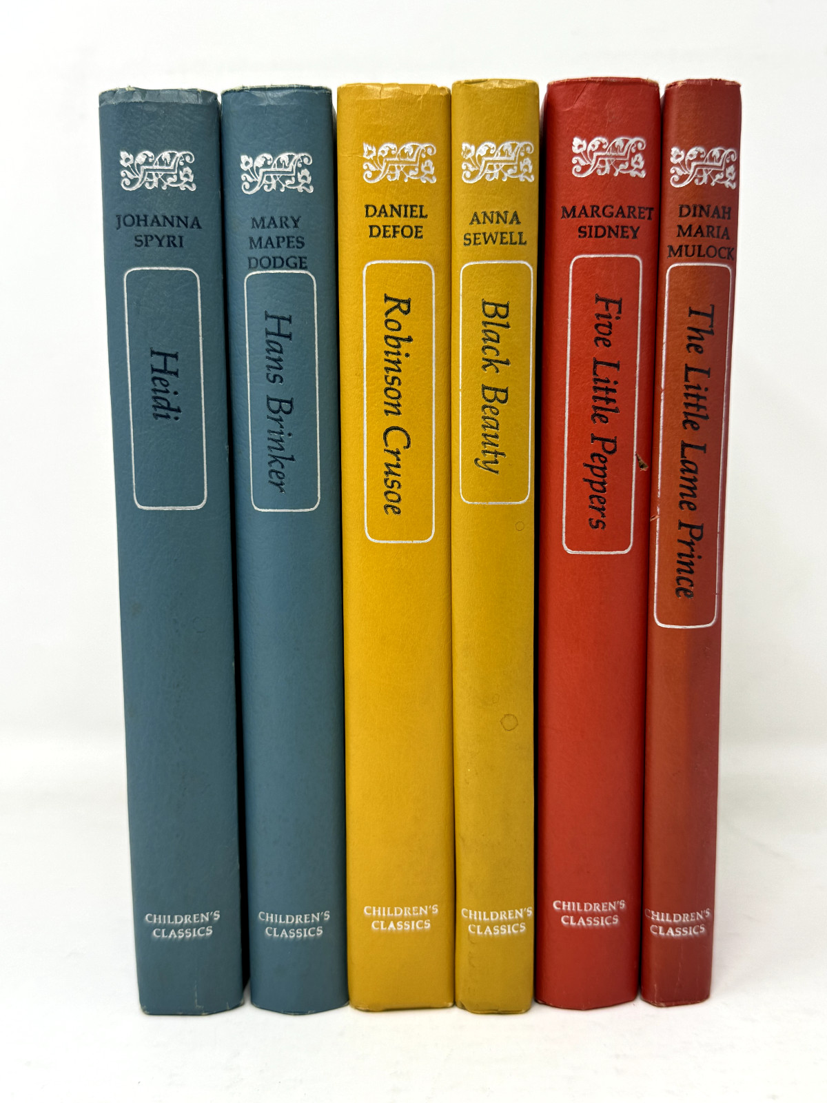 Set of 6 Children’s Classics Vintage Hardcover Books 1954 Doubleday