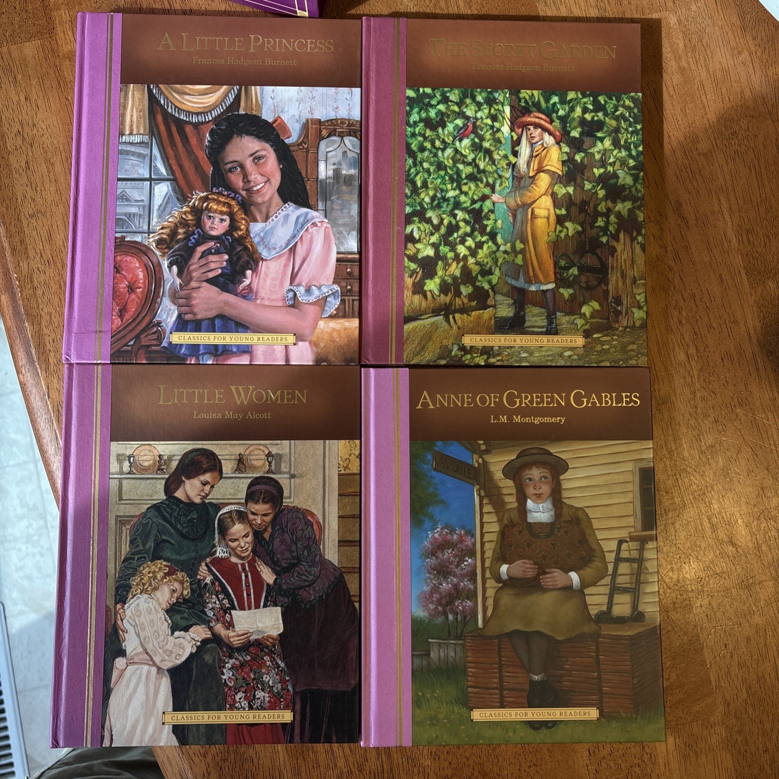 Childrens Classics Adapted and Illustrated Box Set Of 4 Hardcover Books