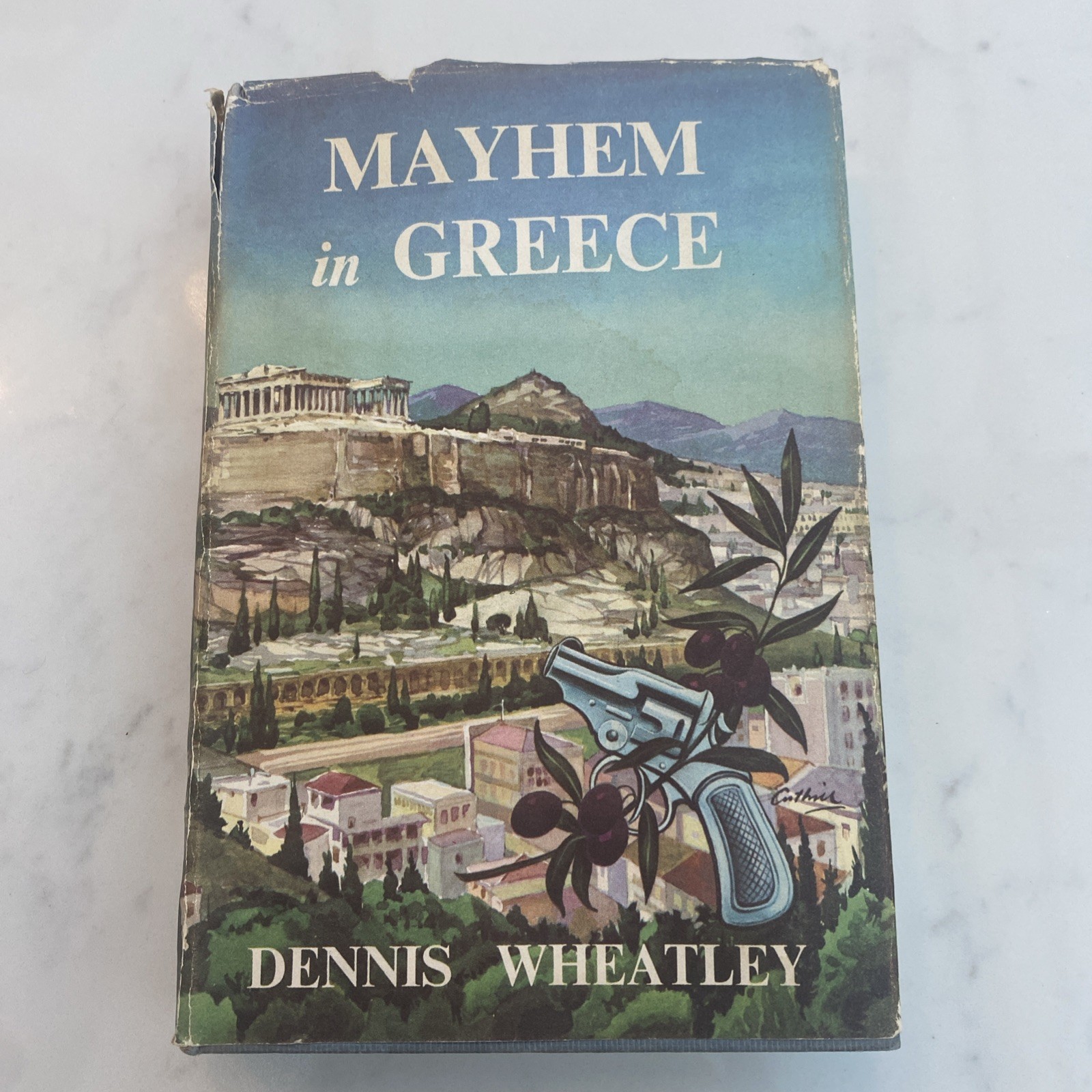 Mayhem in Greece Dennis Wheatley 1962 1st Ed