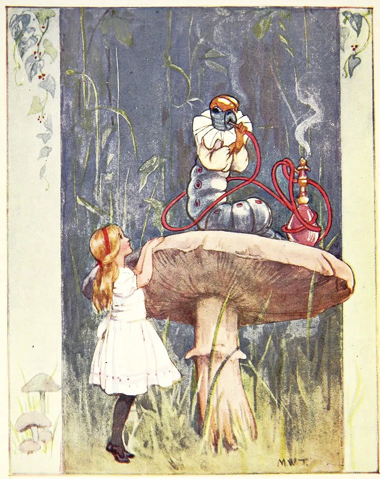 1919 color ALICE IN WONDERLAND Alice’s MARGARET TARRANT Adventures LEWIS CARROLL