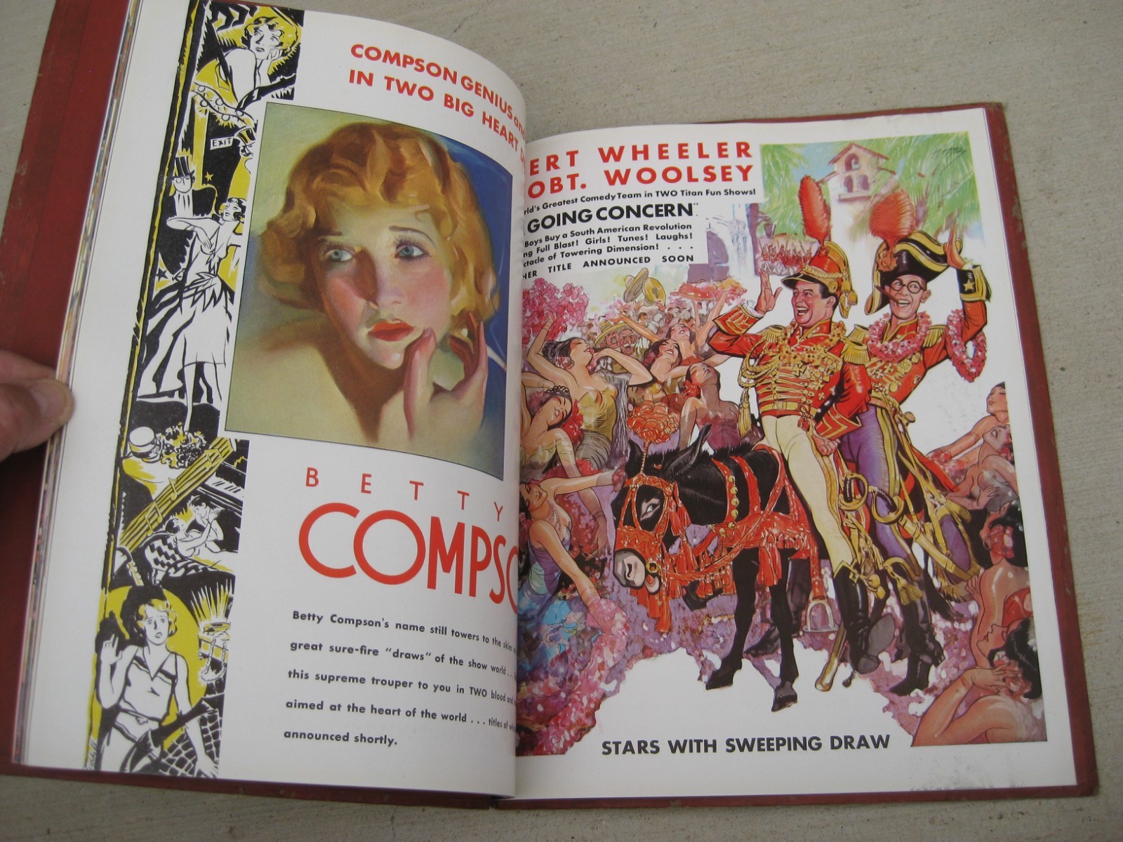 Vtg 1930-31 RKO Radio Pictures Exhibitors Book of Miracles Yearbook Film Posters