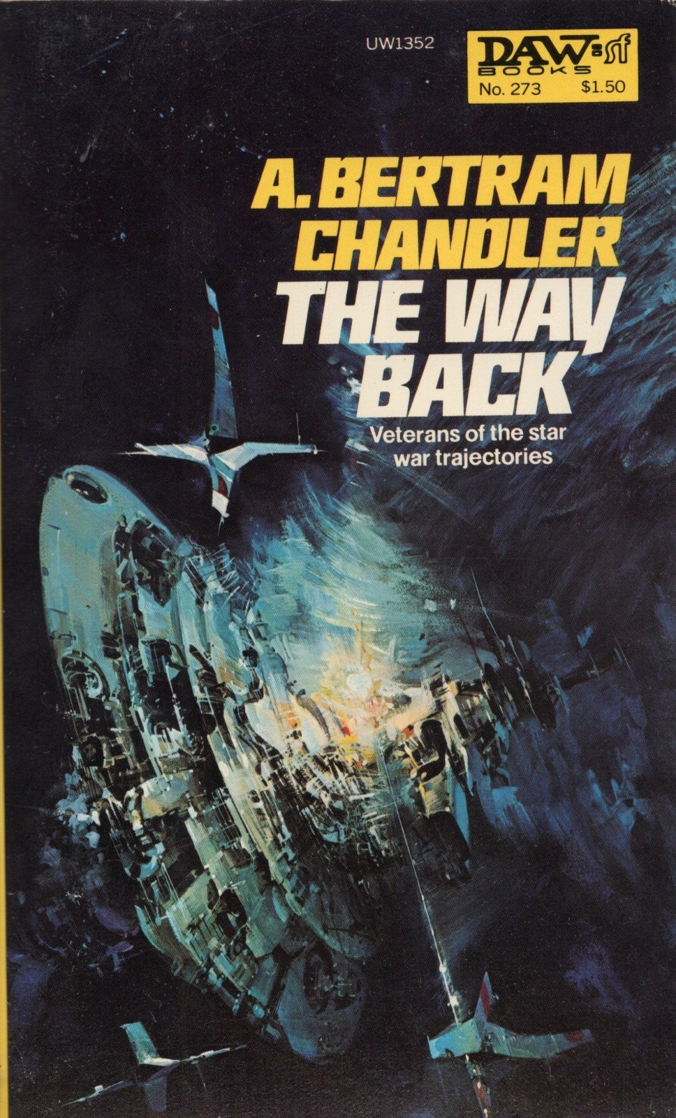 The Way Back by A. Bertram Chandler Vintage Pulp DAW Paperback 1978 1st NEW