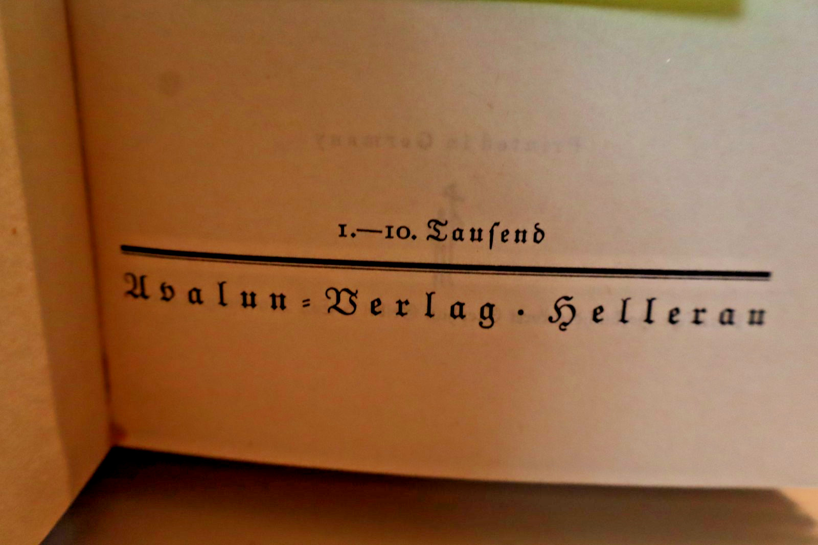 3 RARE ANTQ BOOKS; AUTHORS, MEYRINK, BRENTANO, FLETCHER C 1920 (GERMAN LANGUAGE)