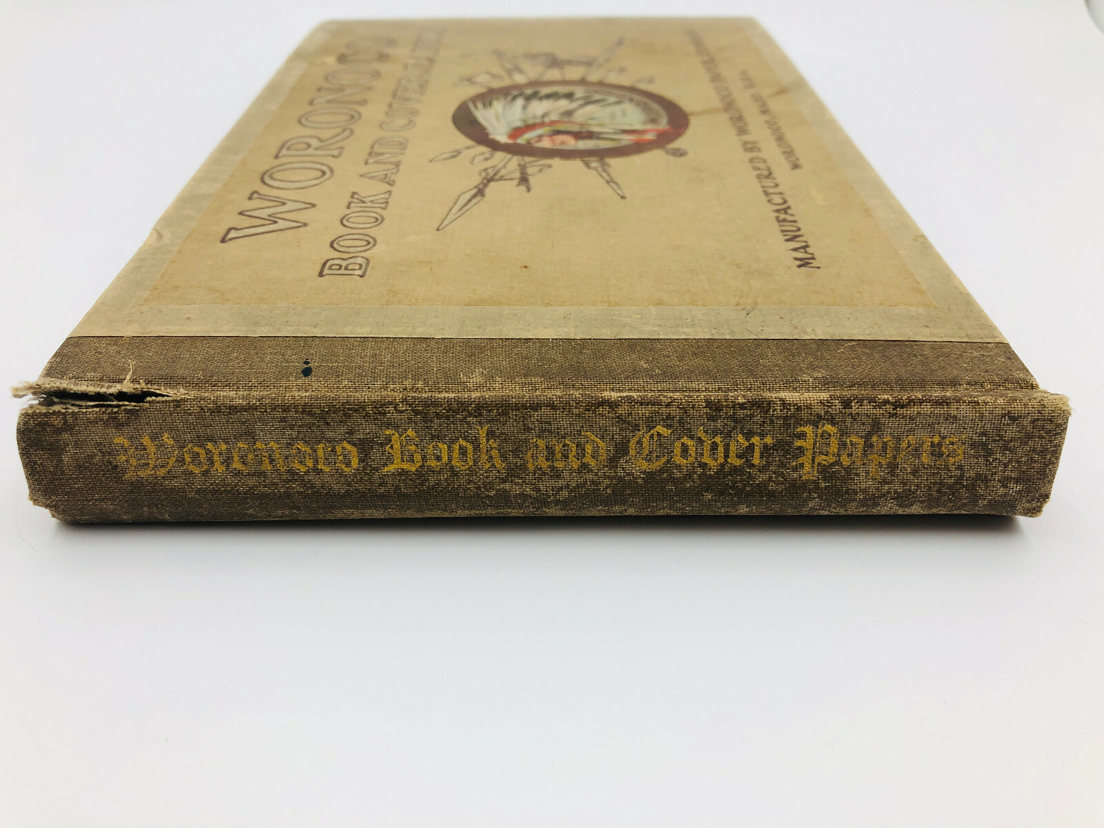 Woronoco Book and Cover Papers Sample Book, 1909 HC [Book Publishing]