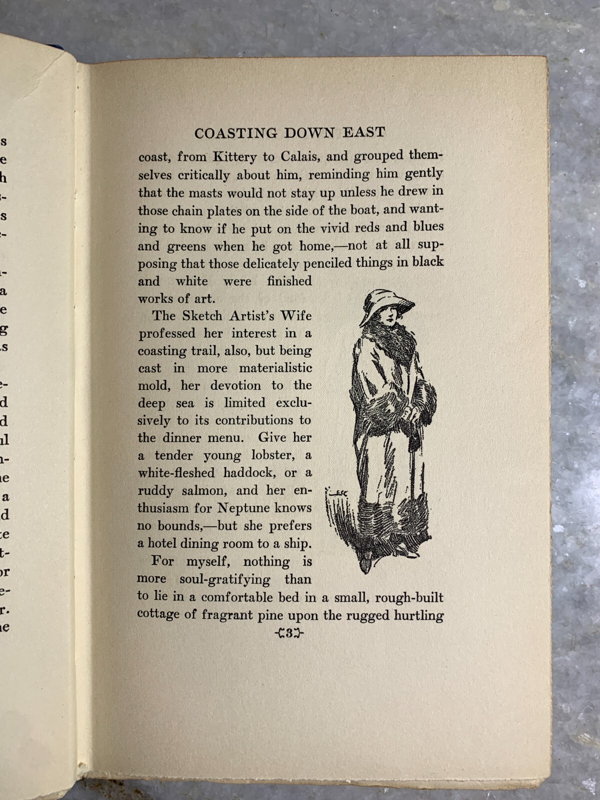 Rare 1st Ed Signed Book COASTING DOWNEAST [Maine] Ethel Hueston 1924 Dodd Mead