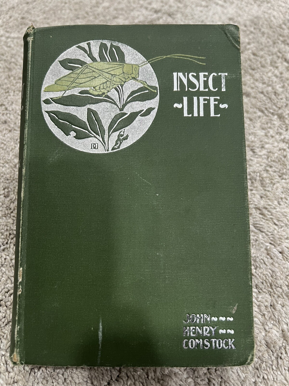 J. H. Comstock INSECT LIFE 1897 D. Appleton and Co., NY Illustr First Edition